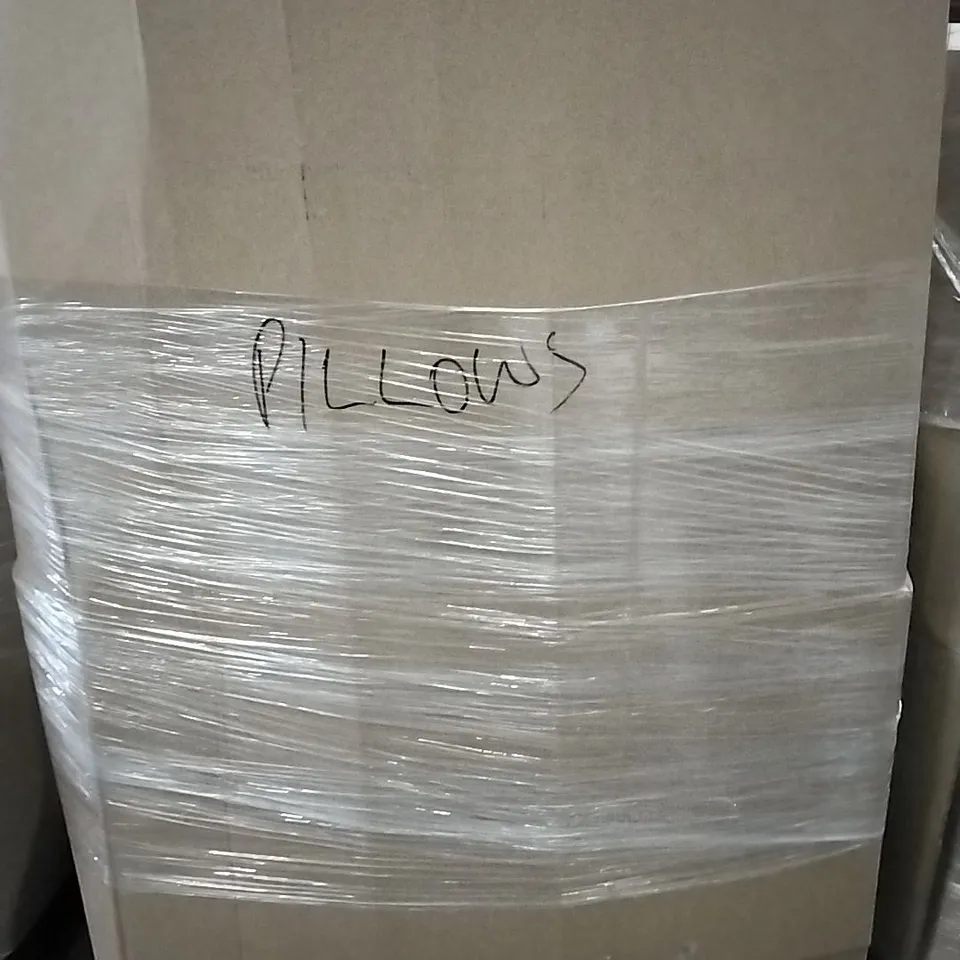 PALLET CONTAINING LARGE QUANTITIES OF PILLOWS
