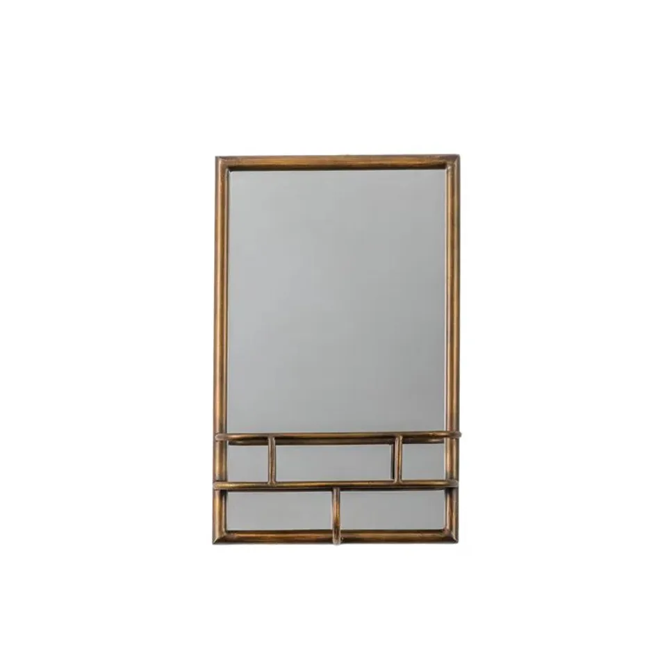 BOXED EUGENIYA METAL FRAMED WALL MOUNTED VANITY MIRROR (1 BOX)