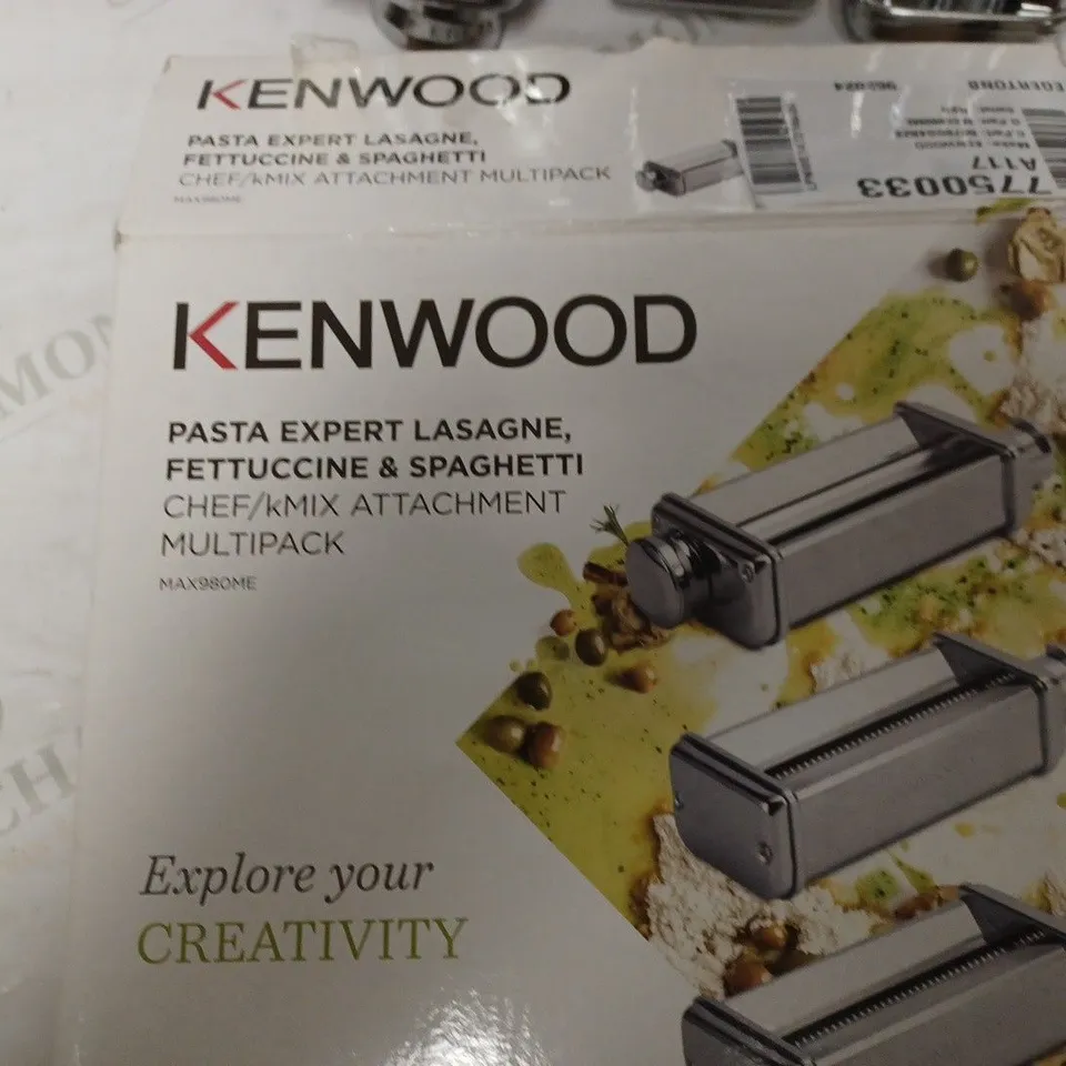 KENWOOD MAX980ME PASTA FOOD PROCESSOR ACCESSORIES