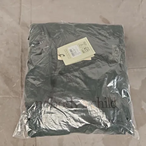 BAGGED NOBODY'S CHILD CORD CLAUDIA MINI DRESS IN GREEN SIZE UK 8