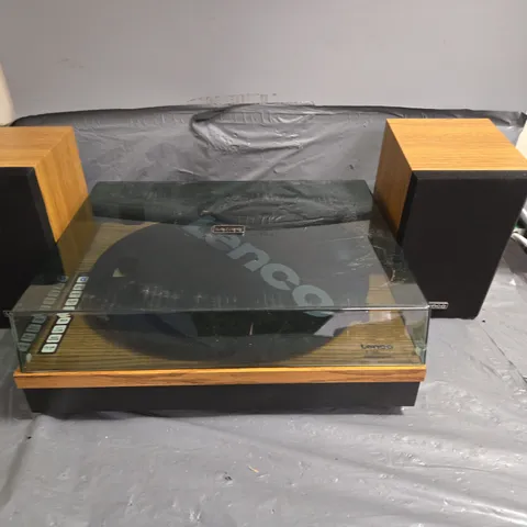 LENCO LS-300WD BLUETOOTH TURNTABLE WITH SPEAKERS