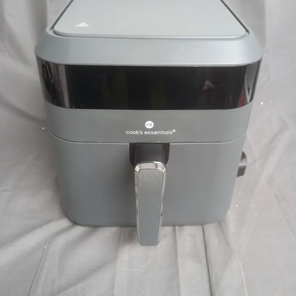 COOK'S ESSENTIALS 5.8L AIR FRYER IN SLATE GREY