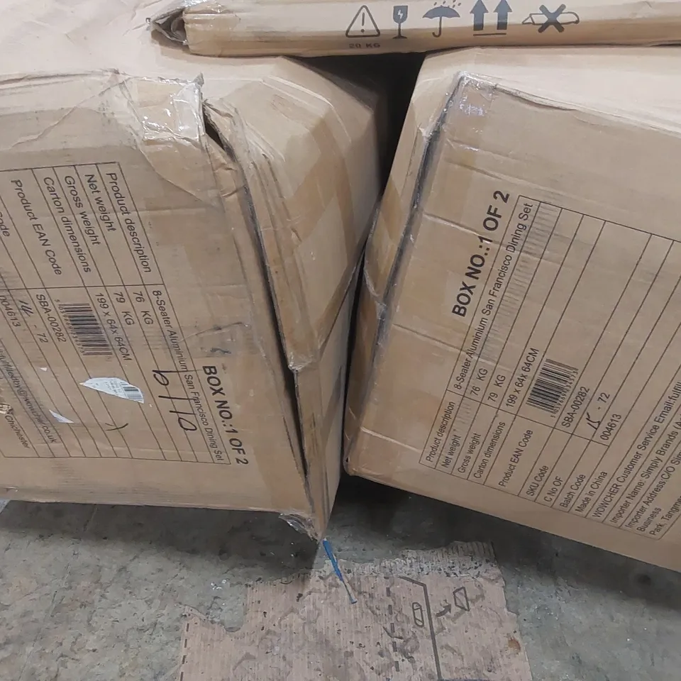 PALLET CONTAINING A LARGE QUANTITY OF ASSORTED GARDEN FURNITURE PARTS