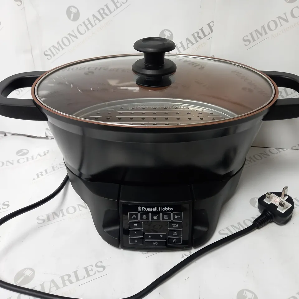 BOXED RUSSELL HOBBS GOOD TO GO MULTICOOKER 6.5L