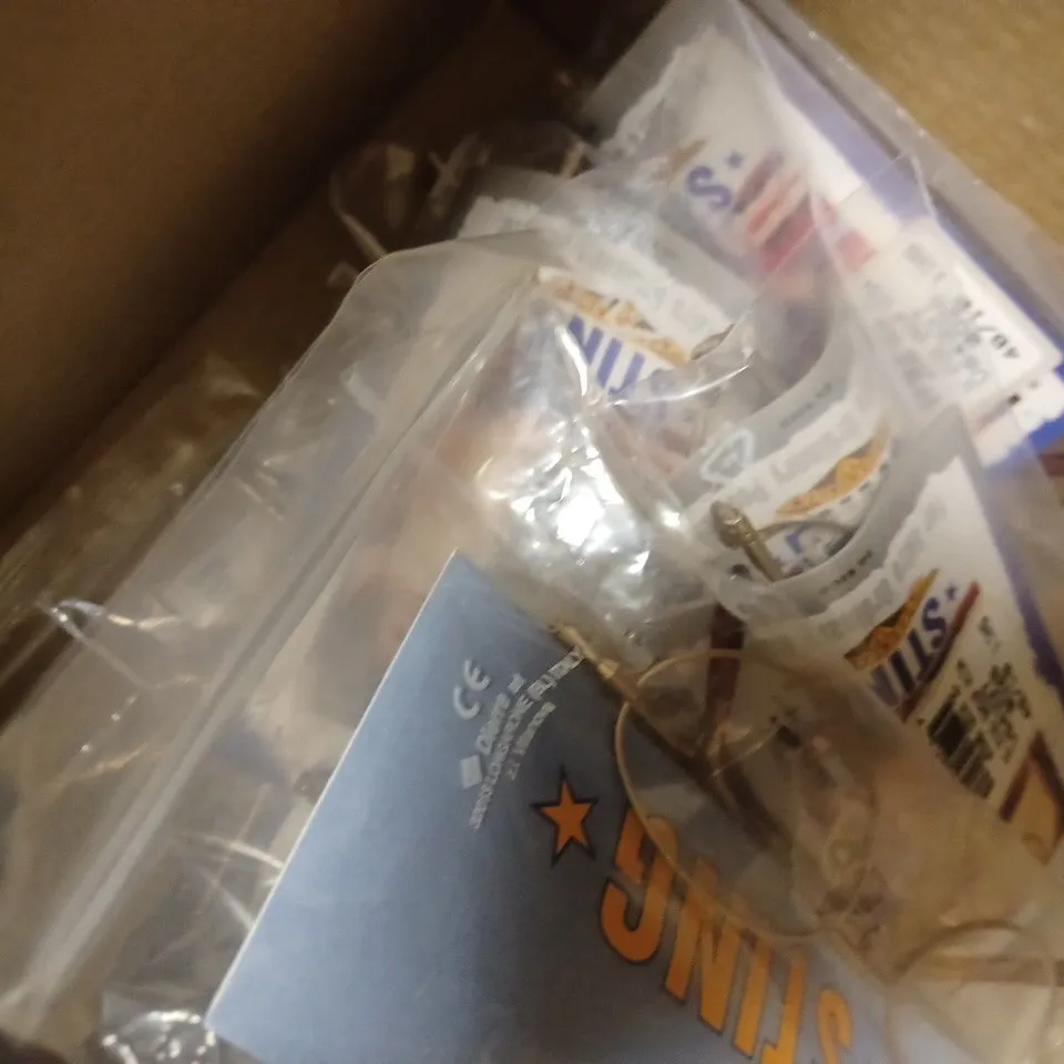 BOX OF APPROX 10 PAIRS OF STING BROWN ROUND 4337 GLASSES 