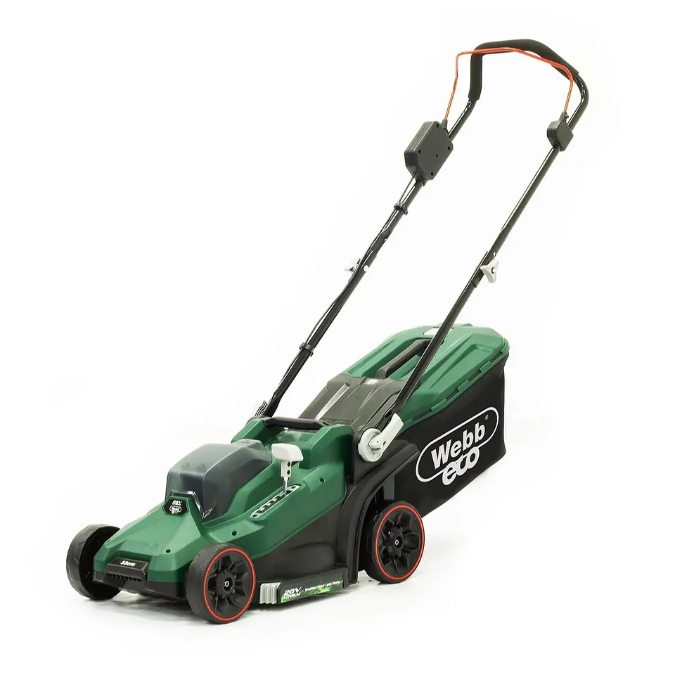 WEBB 20V BRUSHLESS 33CM ROTARY CORDLESS LAWNMOWER 