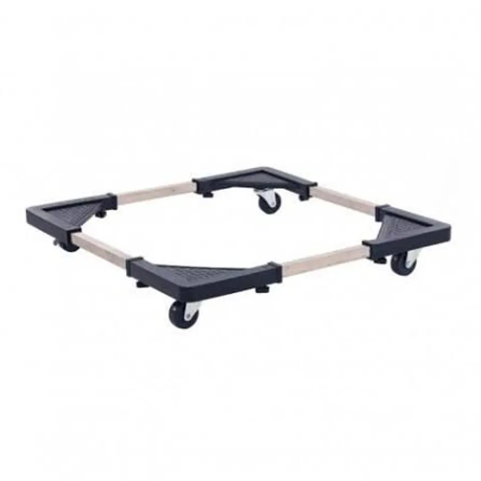 BOXED ADJUSTABLE APPLIANCE FRIDGE FREEZER MOVER TROLLEY DOLLY WASHING MACHINE BASE