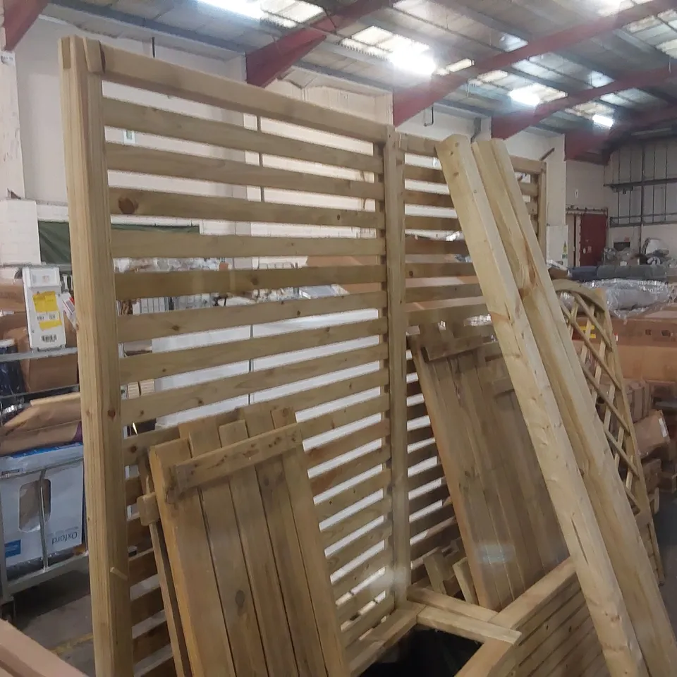 PAIR OF ROWLINSON WOODEN GARDEN PLANTERS -