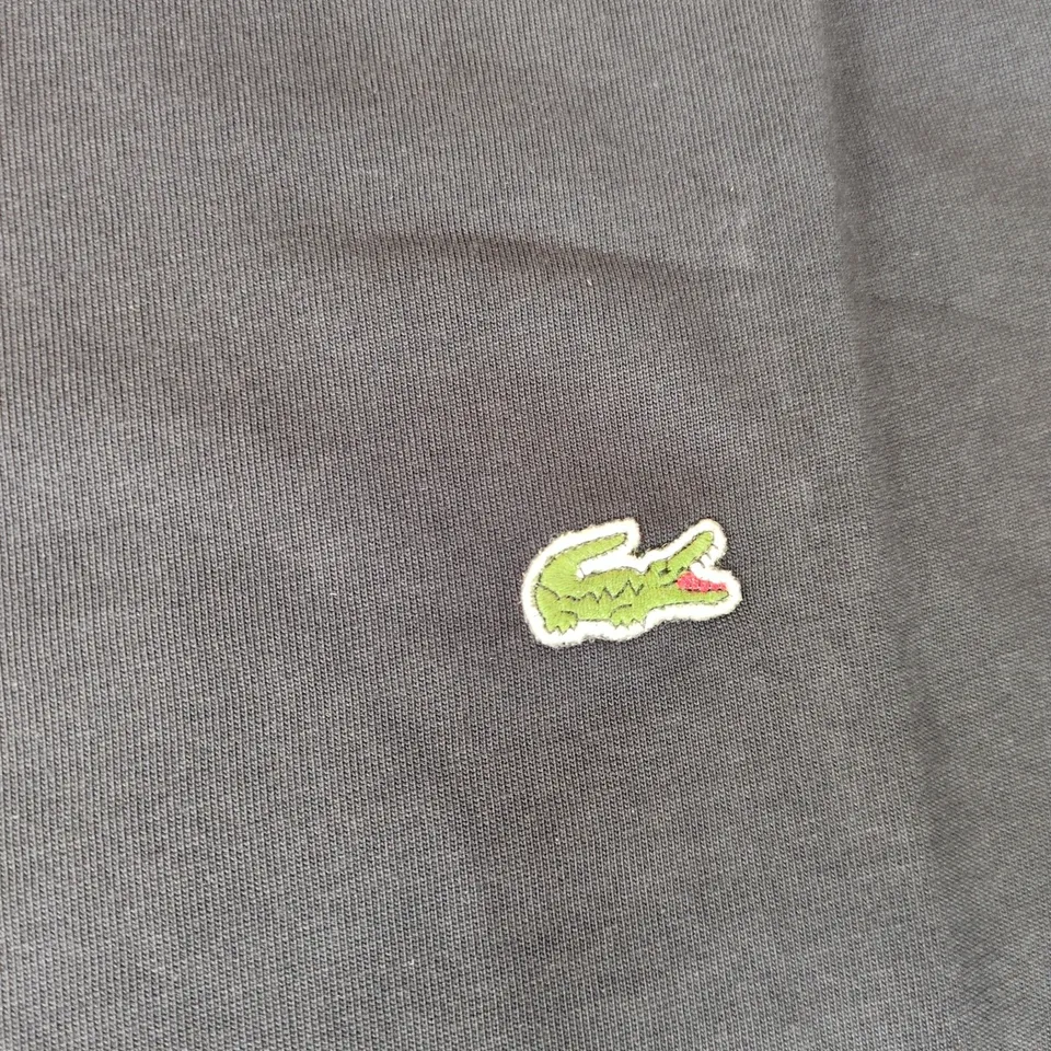 LACOSTE CLASSIC FIT TEE IN BLACK - US XXL