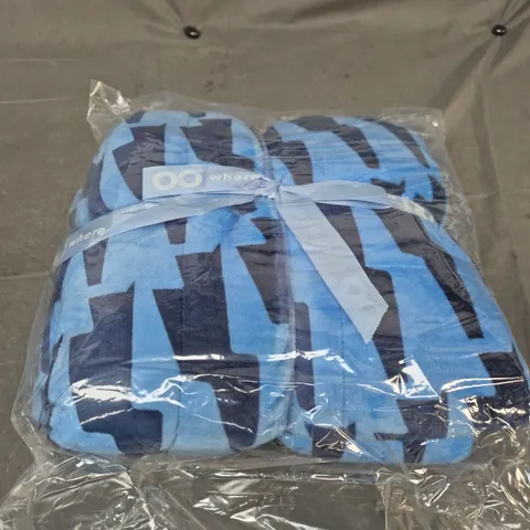 SEALED OODIE OVERSIZED HOODED BLANKET - BLUE 