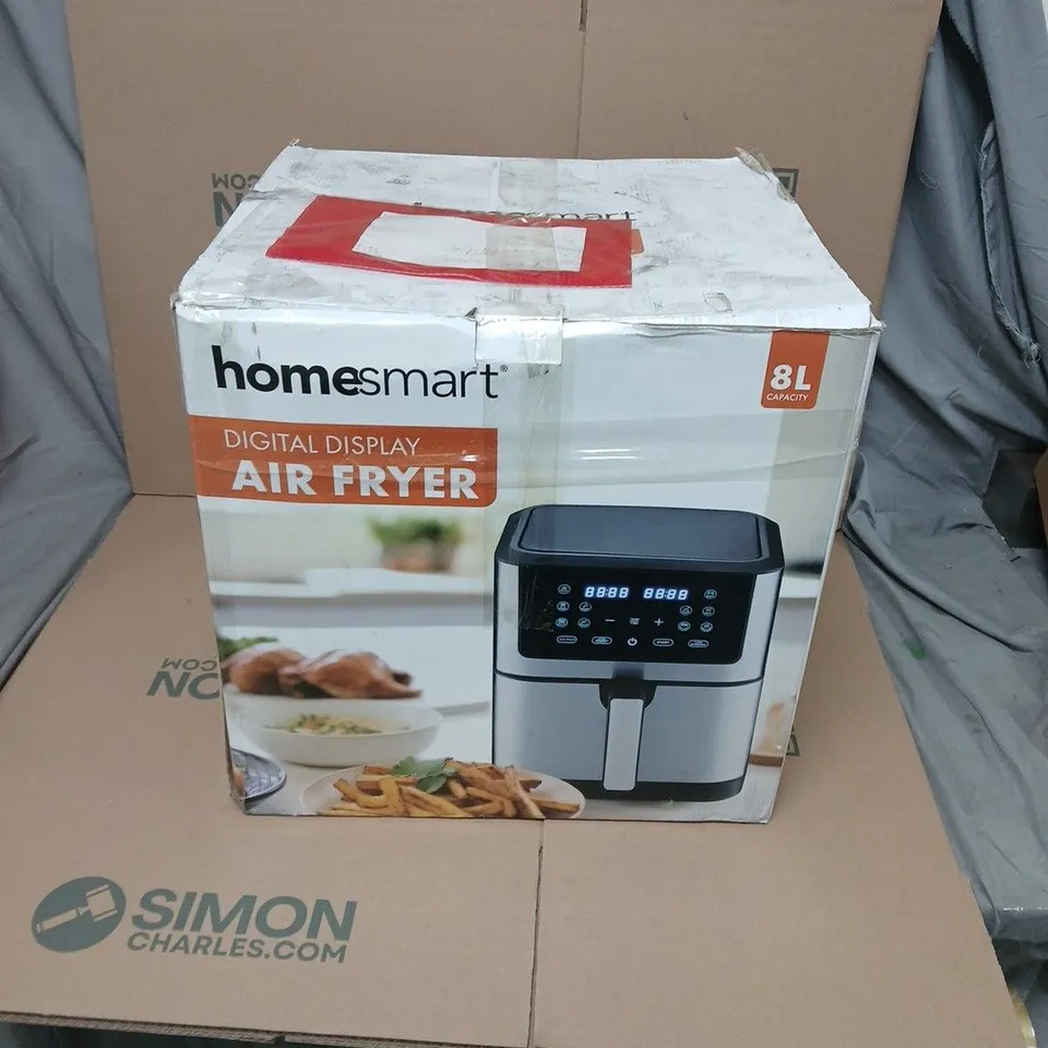 HOMESMART 8L DIGITAL DISPLAY AIR FRYER - BOXED