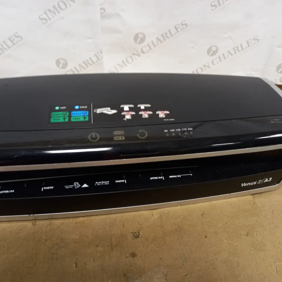 FELLOWES VENUS 2 A3 HIGH PERFORMANCE LAMINATOR 