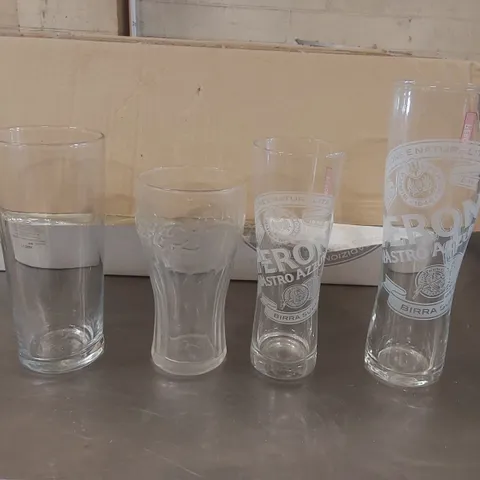 20x ASSORTED DRINKS GLASSES