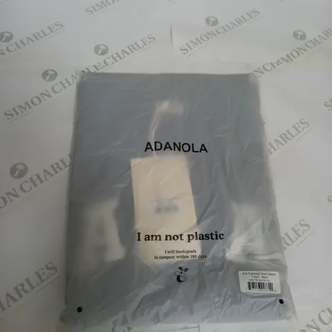 BAGGED ADANOLA OVERSIZED SHORT SLEEVE T-SHIRT SIZE L
