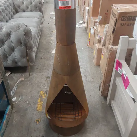 METAL CHIMINEA OUTDOOR FIREPLACE 