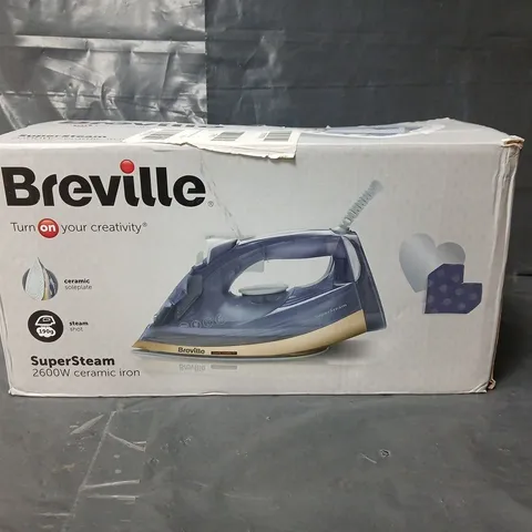 BOXED BREVILLE SUPER STEAM IRON