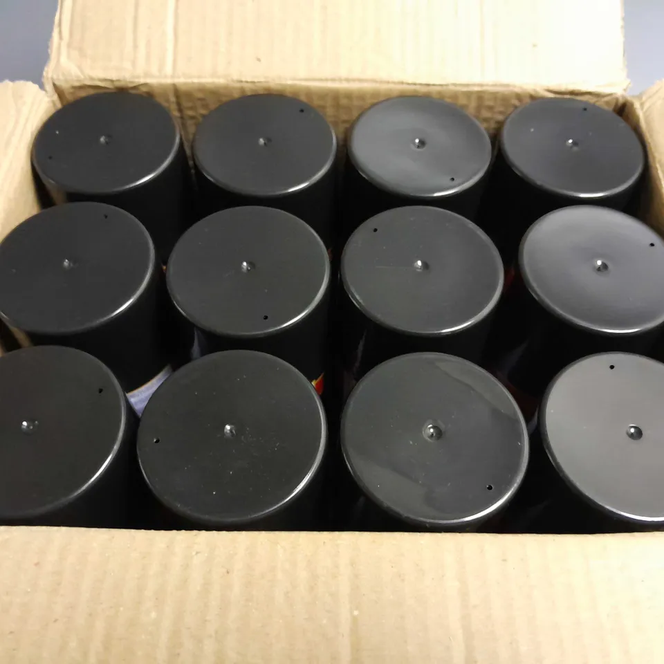 APPROXIMATELY 12 PAINT FACTORY HIGH TEMPERATURE COAL PAINT 400ML