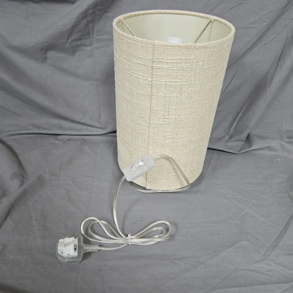 Inar 2-Tone Ceramic Table Lamp – Natural