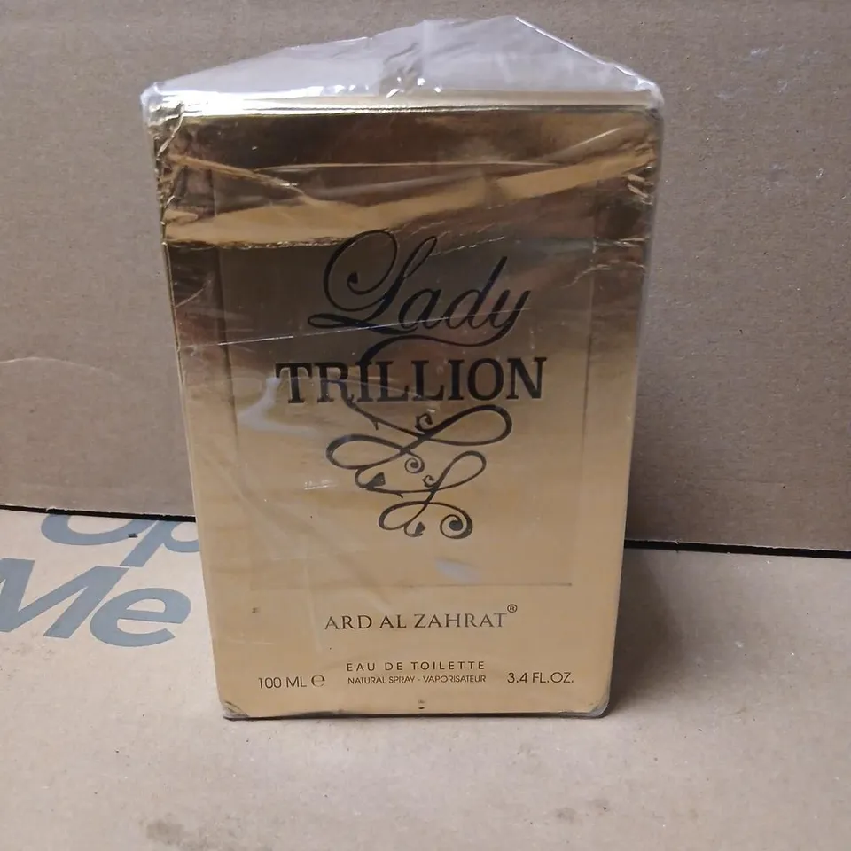 BOXED AND SEALED LADY TRILLION ARD AL ZAHRAT 100ML EAU DE TOILETTE