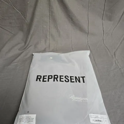 BAGGED REPRESENT OWNERS CLUB SCRIPT T-SHIRT SIZE M