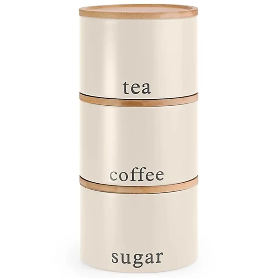 EHC CANISTER SET, SET OF 3 STACKABLE
