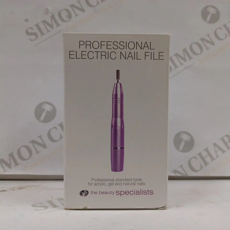 THE BEAUTY SPECIALISTS PROFESSIONAL ELECTRIC NAIL FILE 