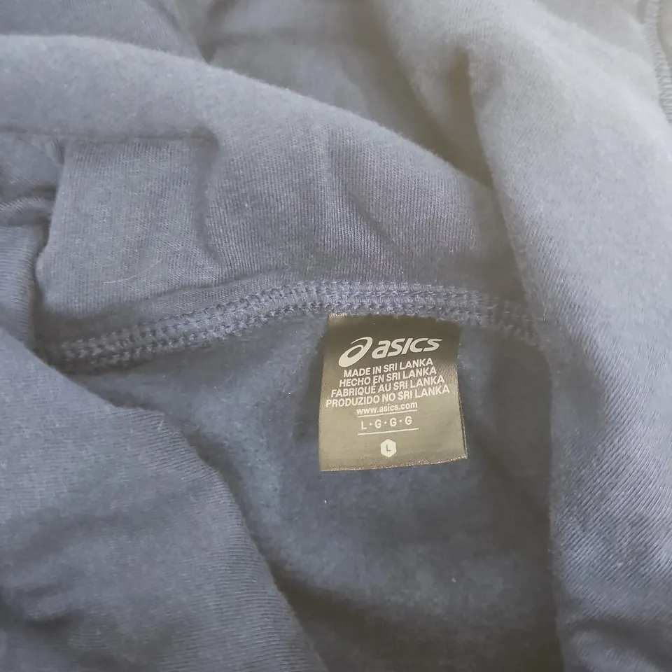 ASICS NAVY HOODIE – MEN'S LARGE (UK L)