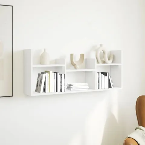 BOXED 17 STORIES WALL CABINET 100X18X40 CM ENGINEERED WOOD (1 BOX)
