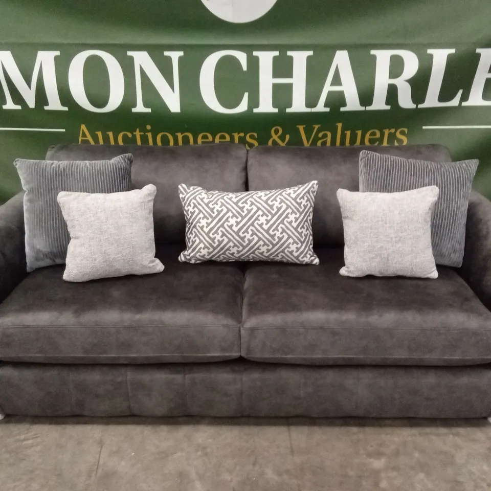 AMARA 3 SEATER SOFA - CHARCOAL RRP £1249
