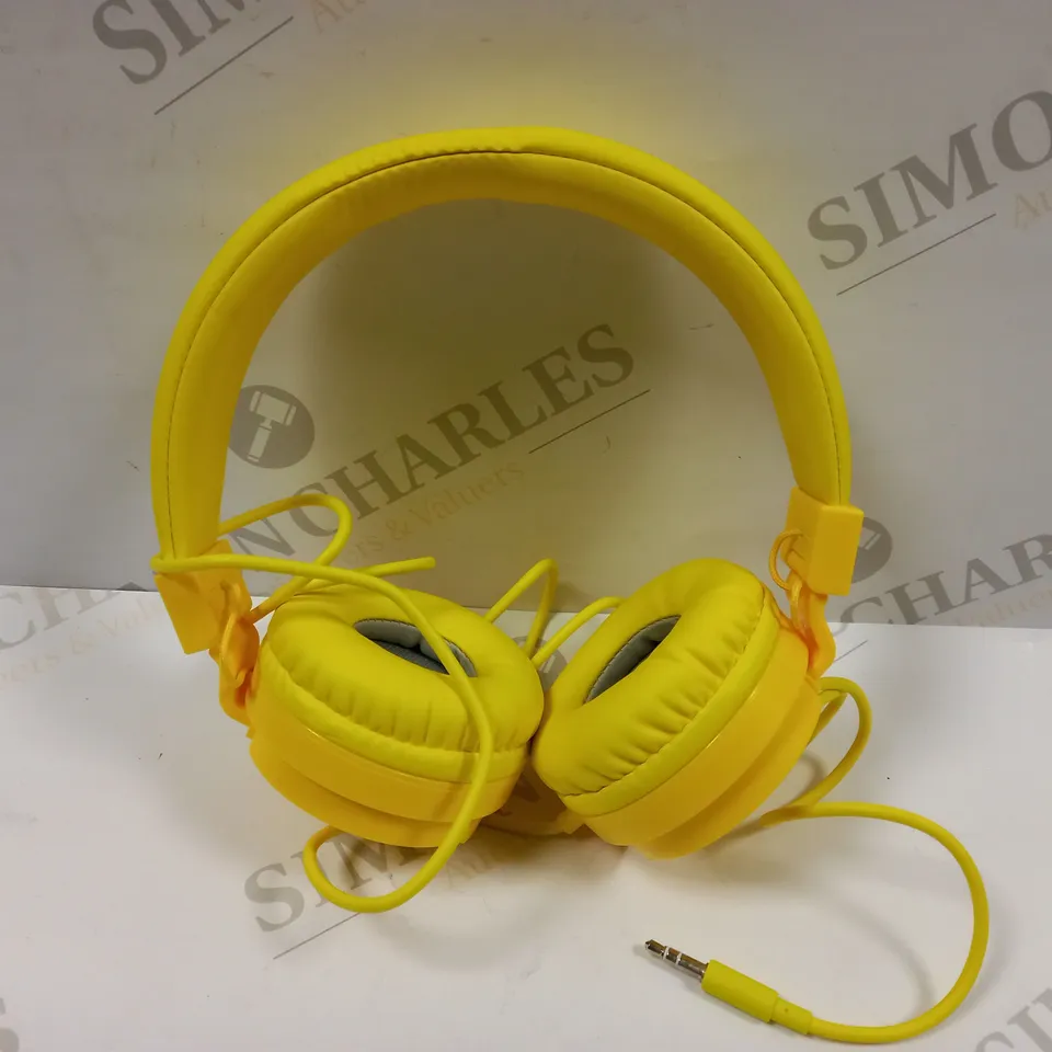 GORSUN WIRED HEAD PHONES - YELLOW 