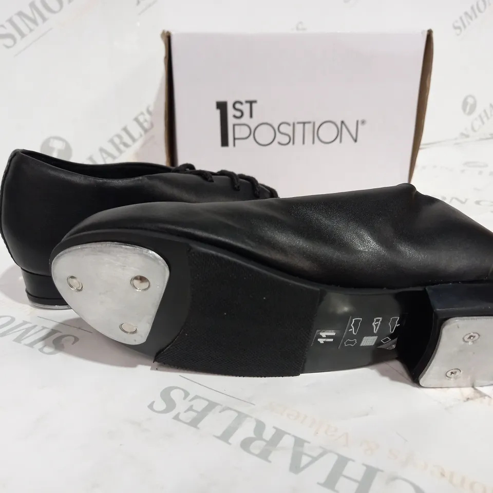 1ST POSITION JUNIOR LEATHER LACE UP TAP SHOE - SIZE 11