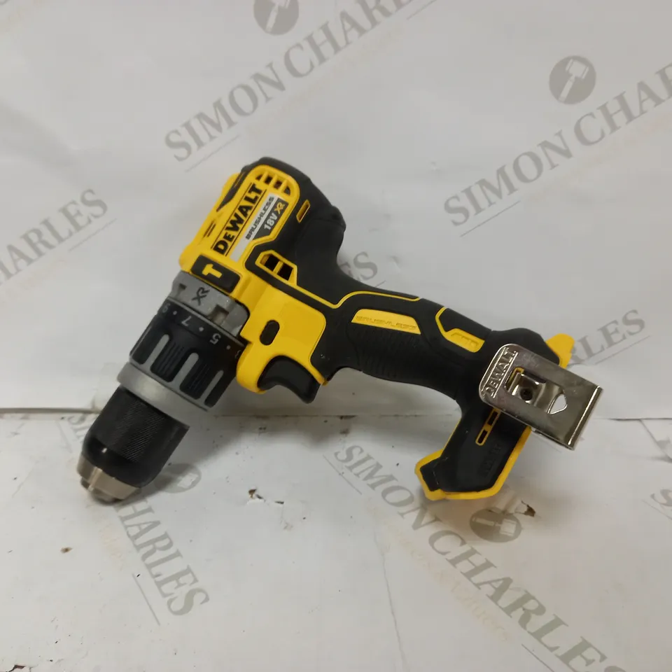 DEWALT DCD796N 18V XR LI-ION BRUSHLESS COMPACT COMBI HAMMER, 18 W, 18 V, YELLOW/BLACK