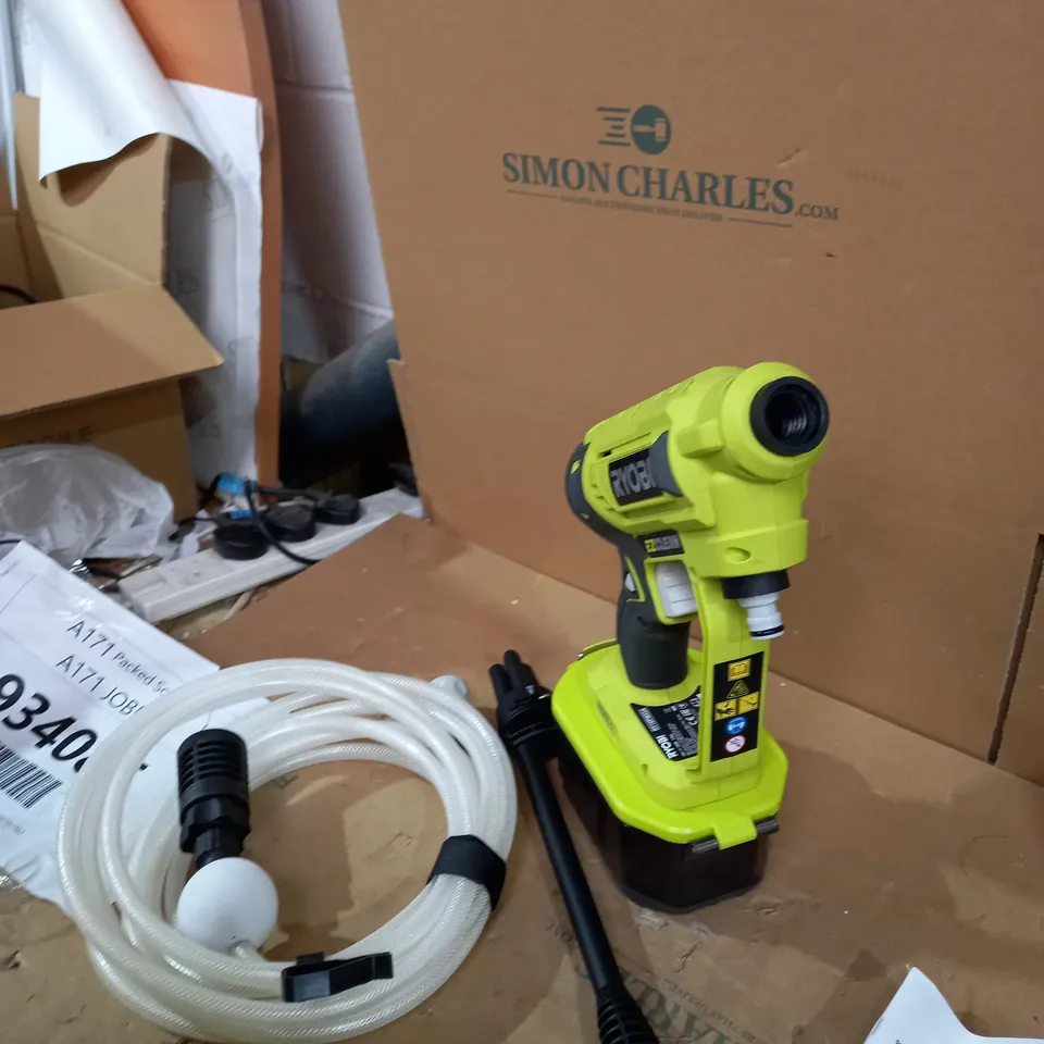 RYOBI 18V ONE+ CORDLESS 18V POWER WASHER 