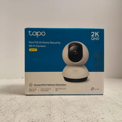TP-LINK TAPO C220 PAN/TILT AI HOME SECURITY WI‑FI CAMERA – 2K QHD – BOXED