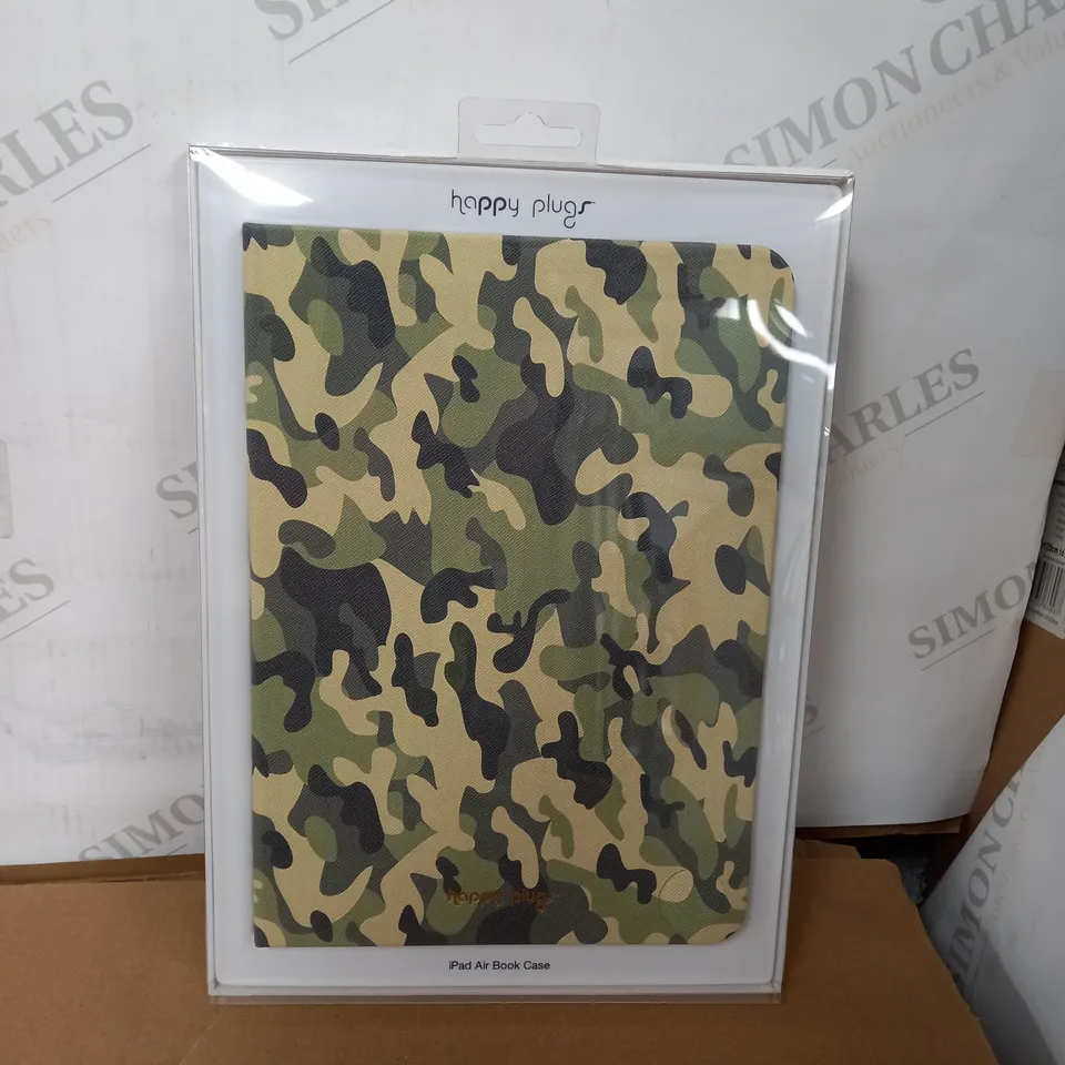 LOT OF 10 HAPPY PLUGS IPAD AIR BOOK CASES - CAMO
