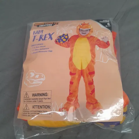 BAGGED CHILDRENS BABY T-REX - SMALL 5-7 COSTUME