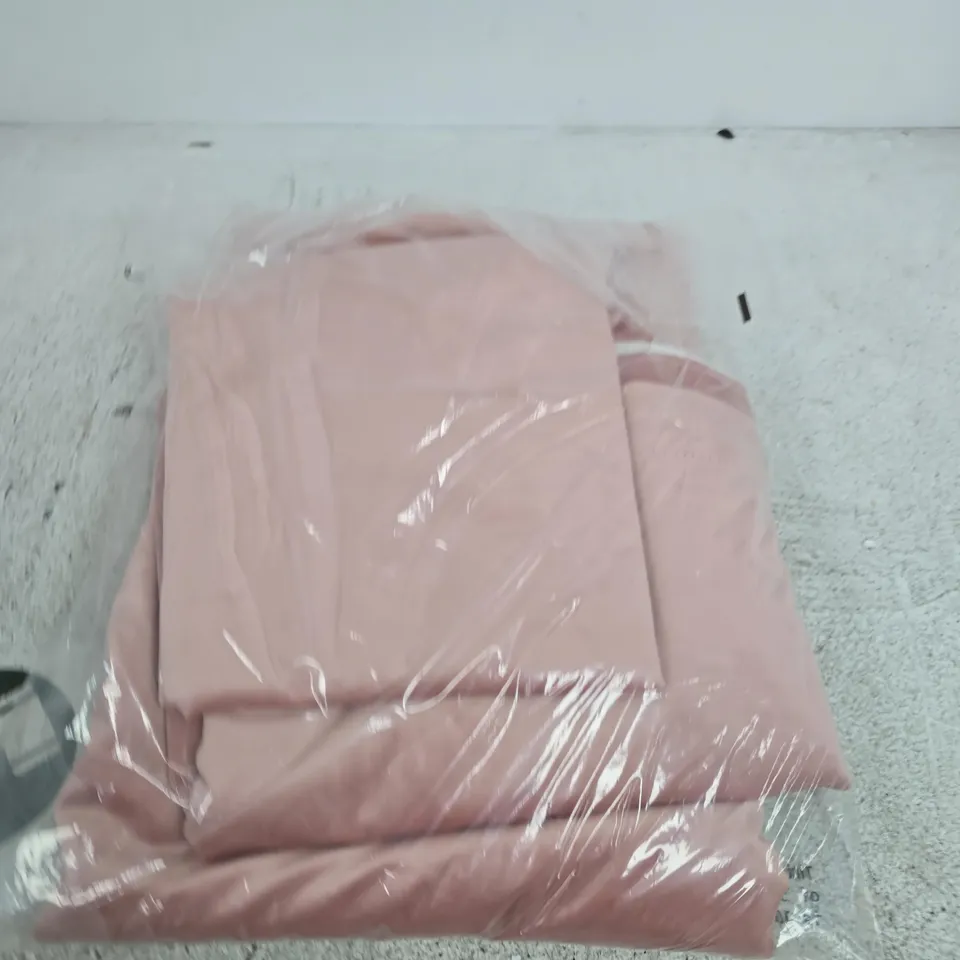 LUXURY HEAVYWEIGHT VELOUR LINED PENCIL PLEAT CURTINS - PINK