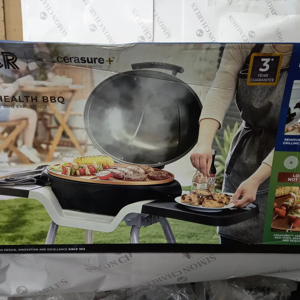 BOXED TOWER INDOOR/OUTDOOR ELECTRIC HEALTH BBQ