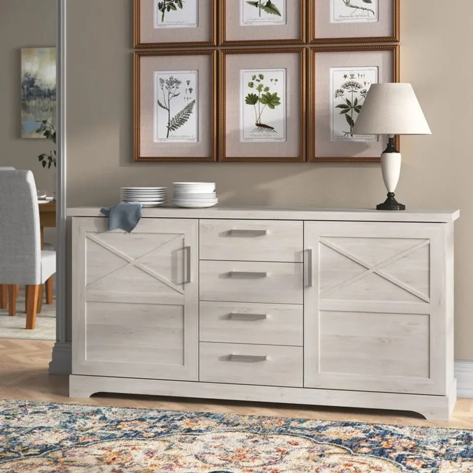 OTIS 182.9CM WIDE 4 DRAWER SIDEBOARD