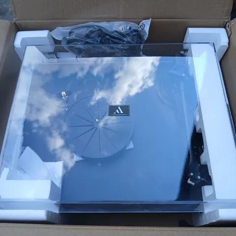 ARGON AUDIO TT MK2 BLACK TURNTABLE WITH BUILT IN PHONO STAGE