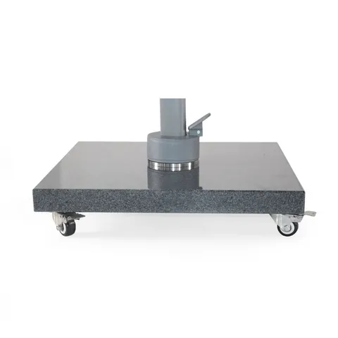 BOXED BELLE GRANITE 120KG CANTILEVER PARASOL BASE WITH WHEELS