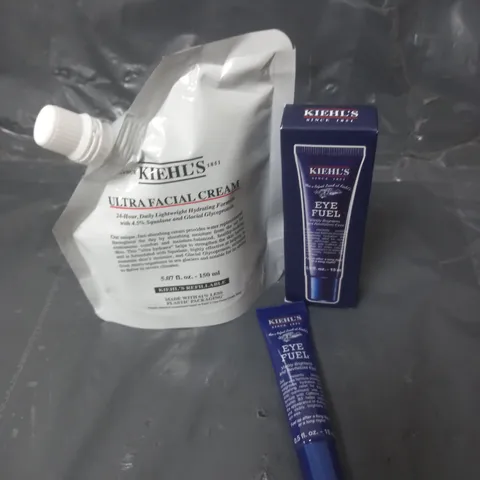 KIEHL'S ULTRA FACIAL CREAM 150ML AND EYE FUEL 15ML