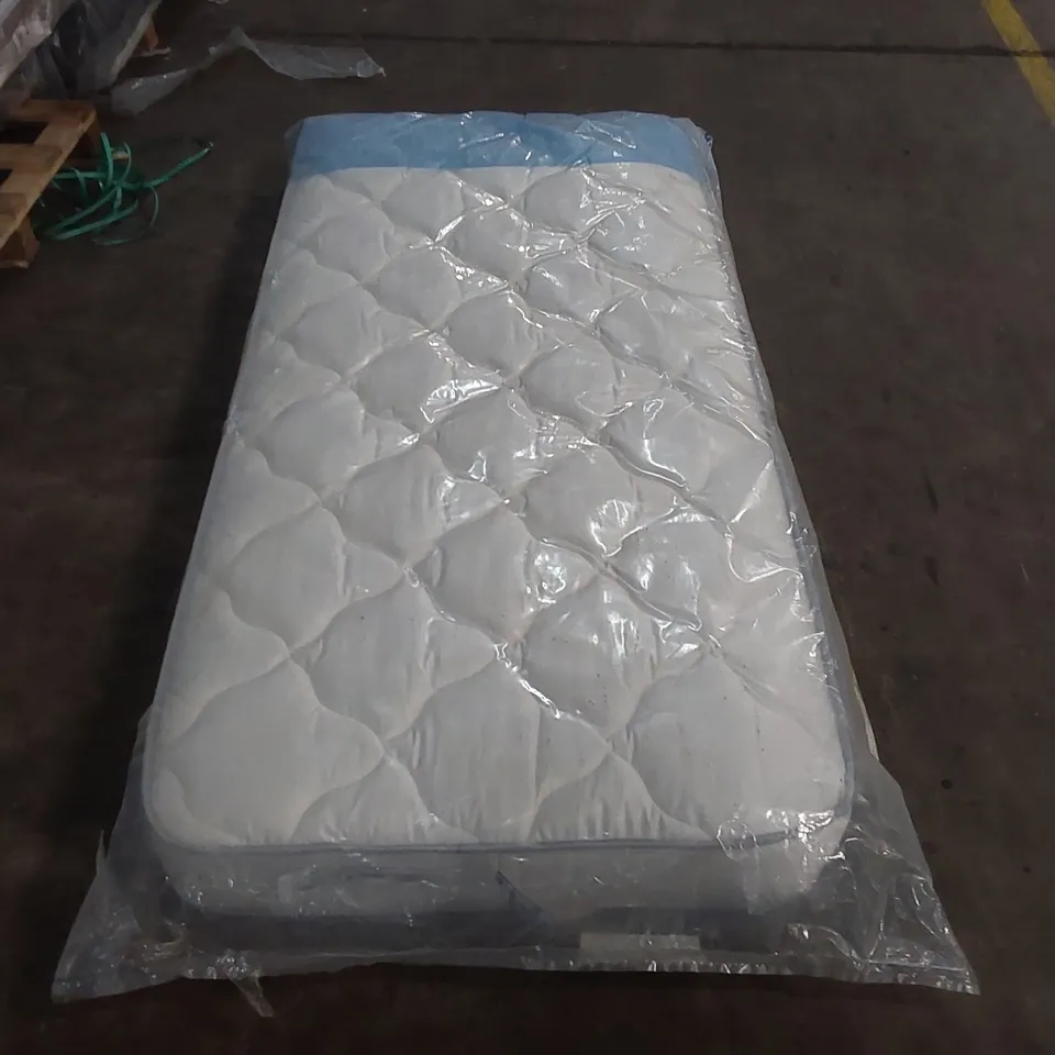 QUALITY BAGGED SINGLE 90cm AIRSPRUNG LUXURY QUILTED MEDIUM MATTRESS