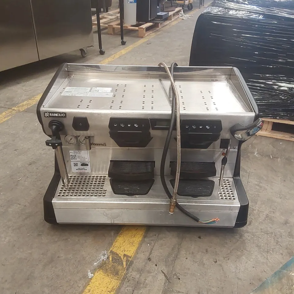 RANCILIO CLASSE 7 2 GROUP COMMERCIAL COFFEE MACHINE WITH ISTEAM