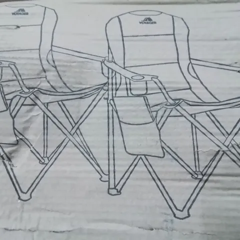 BOXED SET OF 2 CAMPING CHAIRS
