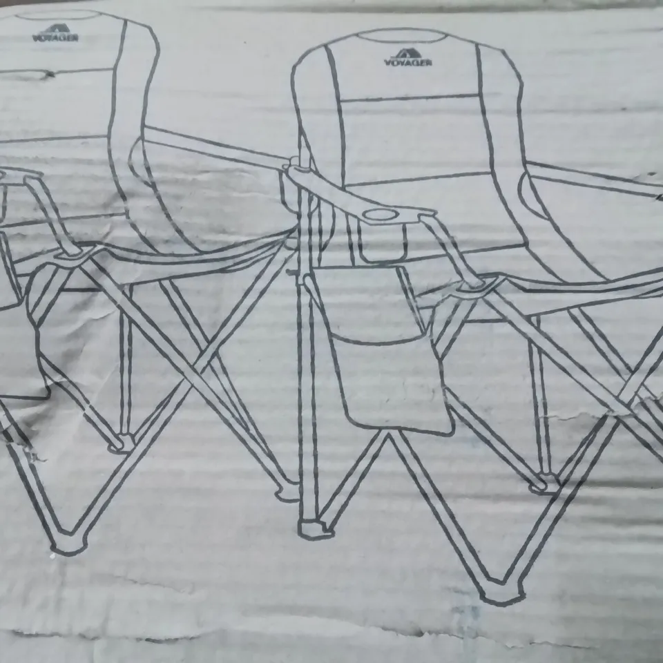 BOXED SET OF 2 CAMPING CHAIRS