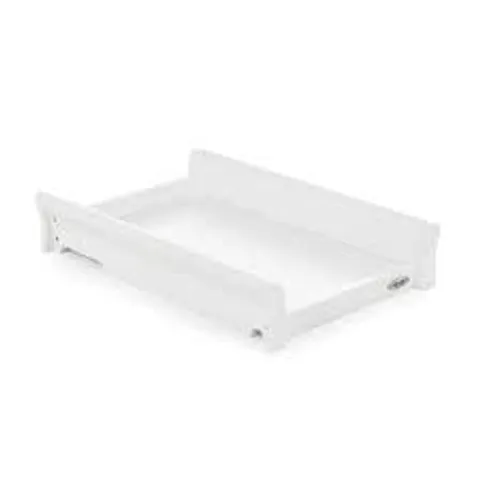 BOXED OBABY STAMFORD COT TOP CHANGER - WHITE (1 BOX)