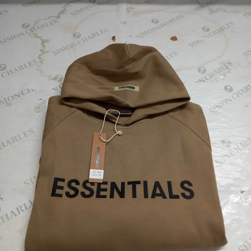 FEAR OF GOD ESSENTIALS MENS HOODY - SIZE M