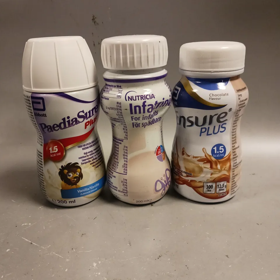 APPROXIMATELY 20 ASSORTED FOOD SUPPLEMENT DRINKS - COLLECTION ONLY 