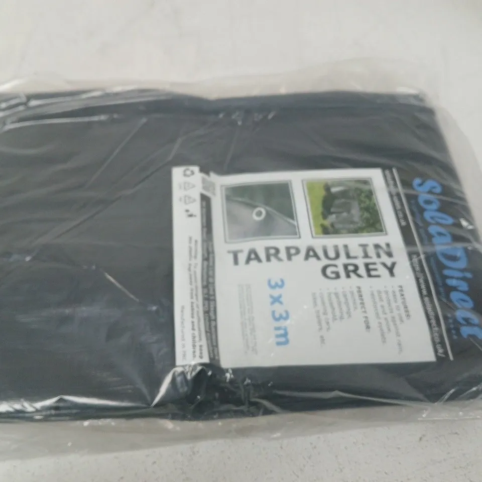 TARPAULIN – GREY, 3X3M